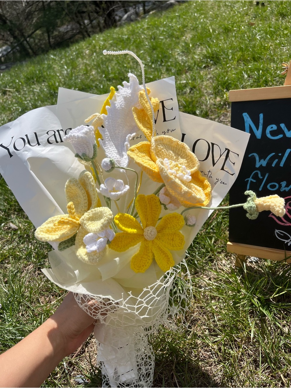 Handcrafted Crochet Flower Bouquet - Perfect for Mother’s Day / Graduation Gift - Picture 2 of 2